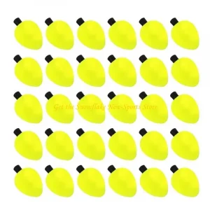 E56D 30Pcs Foam Strikes Indicators Float for Freshwater Saltwater Fly Fishing Float