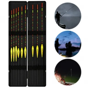 Fishing Float Combination Set Fishing Bobbers with Storage Box Fishing Floats Bobbers High Sensitivity for Outdoor Fishing